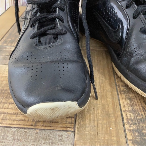 Nike Team Hustle atletics Bask black high top 5.5Y - Picture 2 of 7